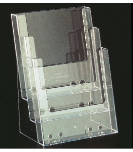 Brochure Holder - Counter Standing A4 x 3 Pocket