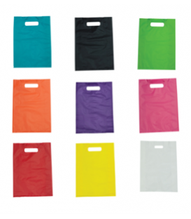 Large Boutique Bags - HDPE  (Colours) PKT 100