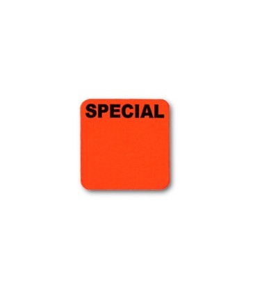 Adhesive Label: SPECIAL