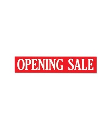 Banner: OPENING SALE