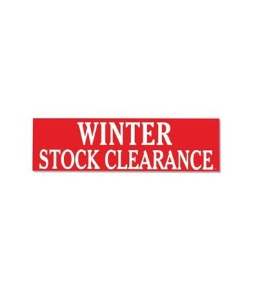 Banner: WINTER STOCK CLEARANCE