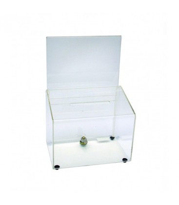 Entry or Suggestion Box - Acrylic- Clear