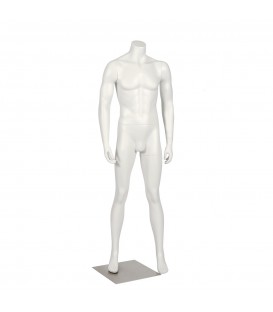 Budget Mannequin - Male 'Headless' - White