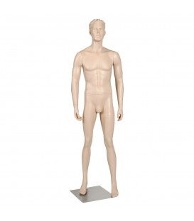 Budget Mannequin - Male 'with Head' - Skintone
