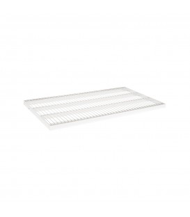 Wire Metal Shelf to suit 900W Bay - White - 500D x 30mm Thick