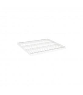 Wire Metal Shelf to suit 600W Bay - White - 500D x 30mm Thick