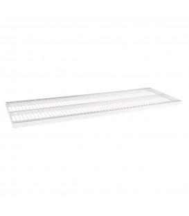 Wire Metal Shelf to suit 1200W Bay - White - 400D x 30mm Thick