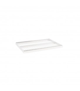 Wire Metal Shelf to suit 600W Bay - White - 400D x 30mm Thick