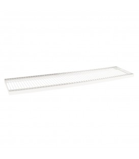 Wire Metal Shelf to suit 1200W Bay - White - 300D x 30mm Thick