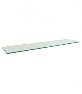 Tempered Glass Shelf To Suit E6303 Bracket - suit 1200W Bays - 300D x 10mm Thick