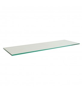 Tempered Glass Shelf To Suit E6303 Bracket - suit 900W Bays - 300D x 10mm Thick
