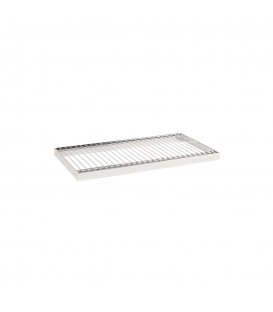 Wire Metal Shelf to suit 600W Bay - Chrome - 300D x 30mm Thick