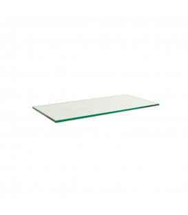 Tempered Glass Shelf to Suit E6303 Bracket - suit 600W Bays - 300D x 10mm Thick