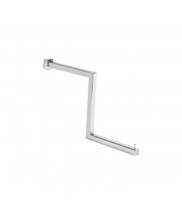 Stepped Arm to suit Rectangular Rail - Chrome - 372mmL - made from 18 x 18mm Tube