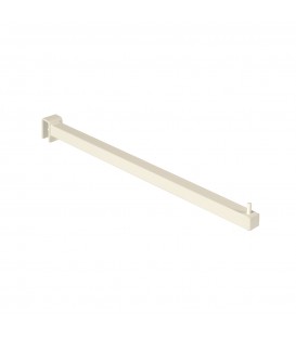 Straight Arm to suit Rectangular Rail - White - 400mmL - made from 18 x 18mm Tube