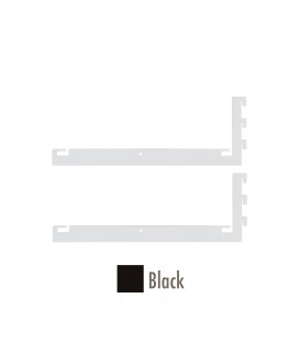 Fast Fit Base Shelf Bracket Set - Black - 300mm