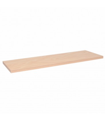 Laminated Timber Shelf - Ply - suit 1200W Bay - 400mmD x 30mm Thick