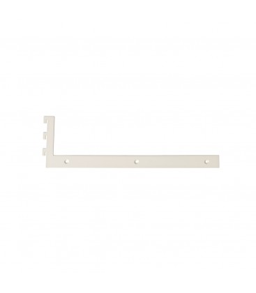 Base Shelf Bracket Set - 400mmL - White - With Screws & Tool