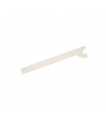 Shelf Bracket Set - Multi Angle - 300mmL - White - With Screws & Tool