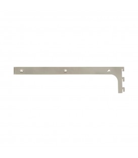 Shelf Bracket Set - 400mmL - Chrome - inc Screws & Tool