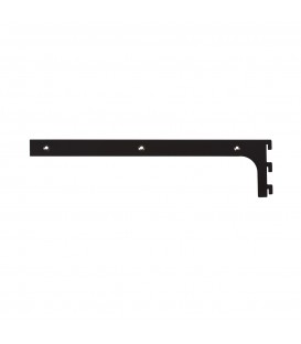 Shelf Bracket Set - 400mmL - Black - inc Screws & Tool
