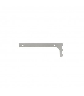 Shelf Bracket Set - 300mmL - Satin Chrome - inc Screws & Tool