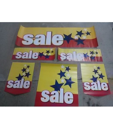 "Sale Stars" display kit
