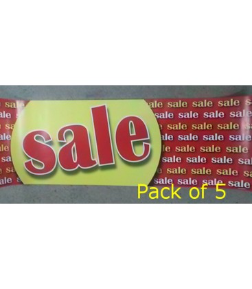"Sale" Style 2 Small Paper Banner