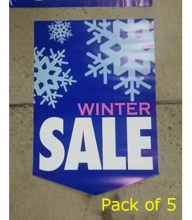 "Winter Sale" Paper Pennant