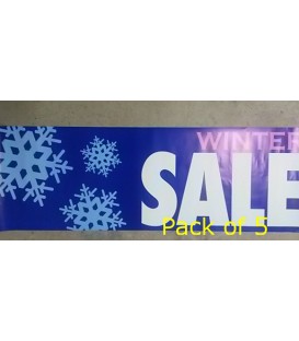 "Winter Sale" Small Paper Banner