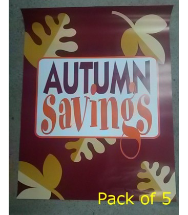 "autumn savings"  Poster