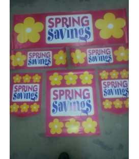 "Spring Savings" display kit
