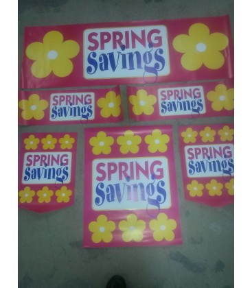 "Spring Savings" display kit
