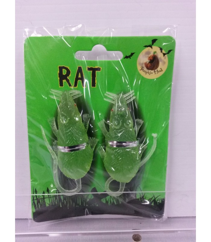  RAT  GLOW  IN DARK  6 5CM Shop Basics