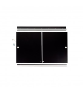 Sliding Door Kit & Lock for Short Counter (F4012BK) - Black