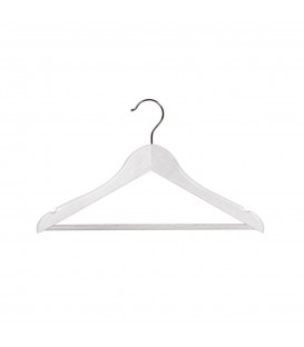 Hanger Child Timber with Rail and Notches 350mm wide White