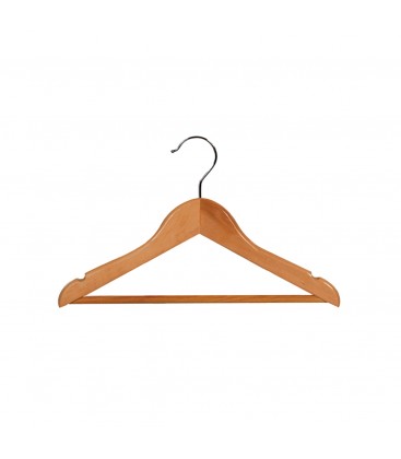 Hanger Baby Timber with Rail and Notches 310mm wide Beech