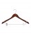 Hanger Shirt Timber with Clips 440mm wide Walnut