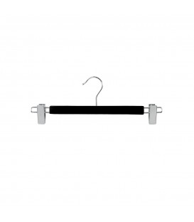 Hanger Clip Timber with metal Clips 330mm wide Black