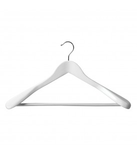 Hanger Suit Large Timber 450mm wide White
