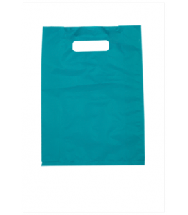 Small Blue Boutique Bags - HDPE  