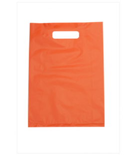 Small Orange Boutique Bags - HDPE  