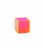 Acyrlic Box Square 100mm x 100mm x100mm Fluoro Pink