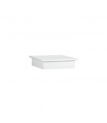 Cube Unit Base  for 1xCube Wide 100mm High White