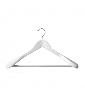 Suit Hanger Timber White 410mm Wide White