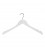 Hanger Shirt Timber with Ribs & Notches 440mm Wide White