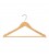 Hanger Shirt & Pants Timber with Ribs & Notches 440mm Wide Beech