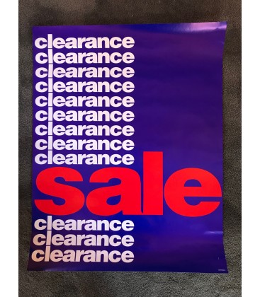 "Clearance" Poster