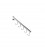 ARM ANGLED 5 HOOKS TWIST-LOCK  380mm