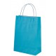 Blue Paper Bags with Carry Handle